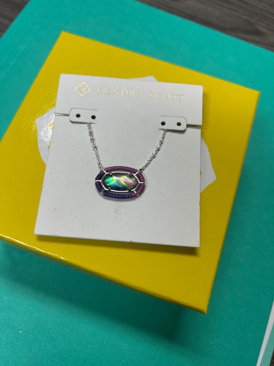 Kendra Scott Jewelry - Kendra Scott Purple Iridescent Elisa Necklace